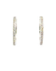 Creolen in Weissgold 18kt mit Brillanten