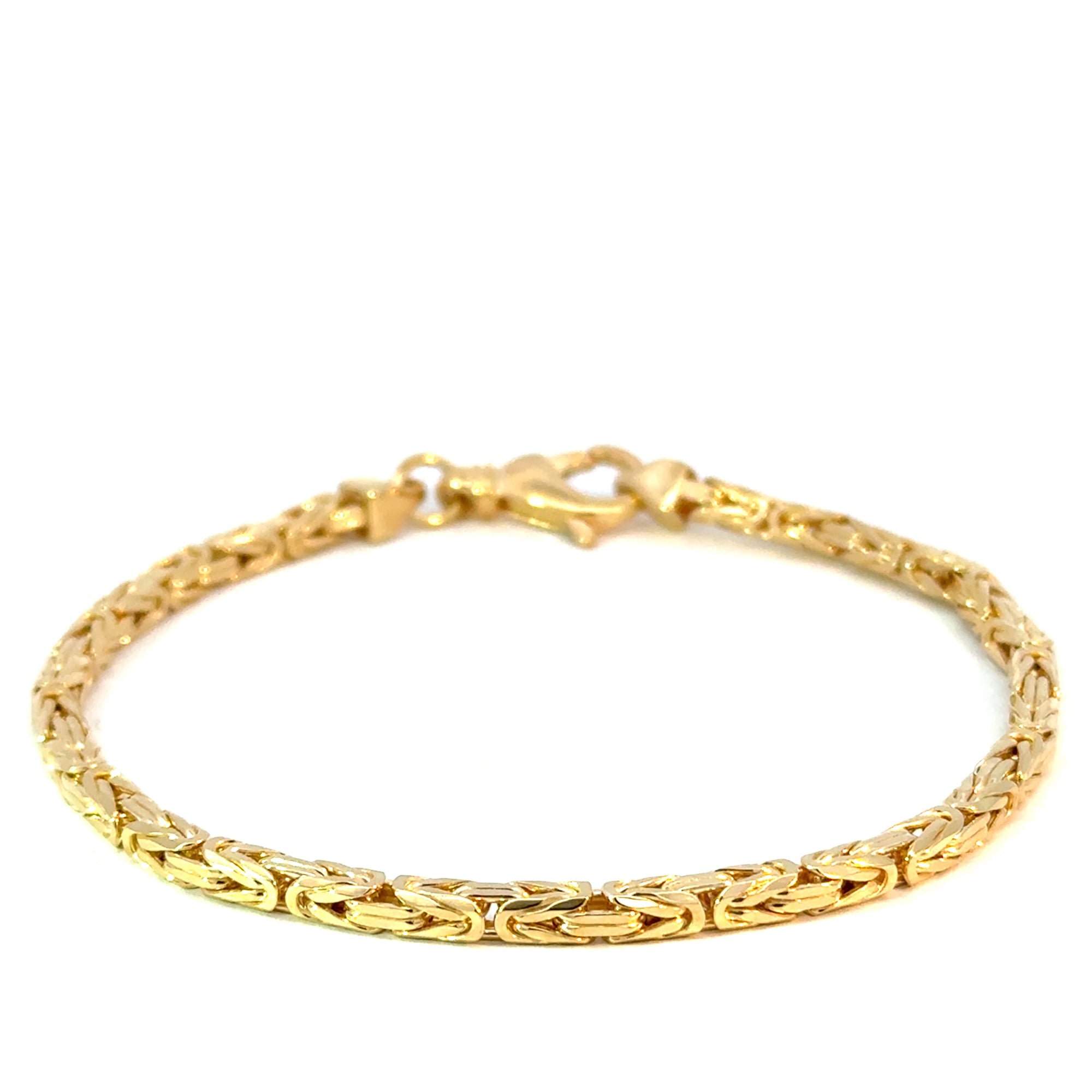 Bracelet Königskette in Silber vergoldet