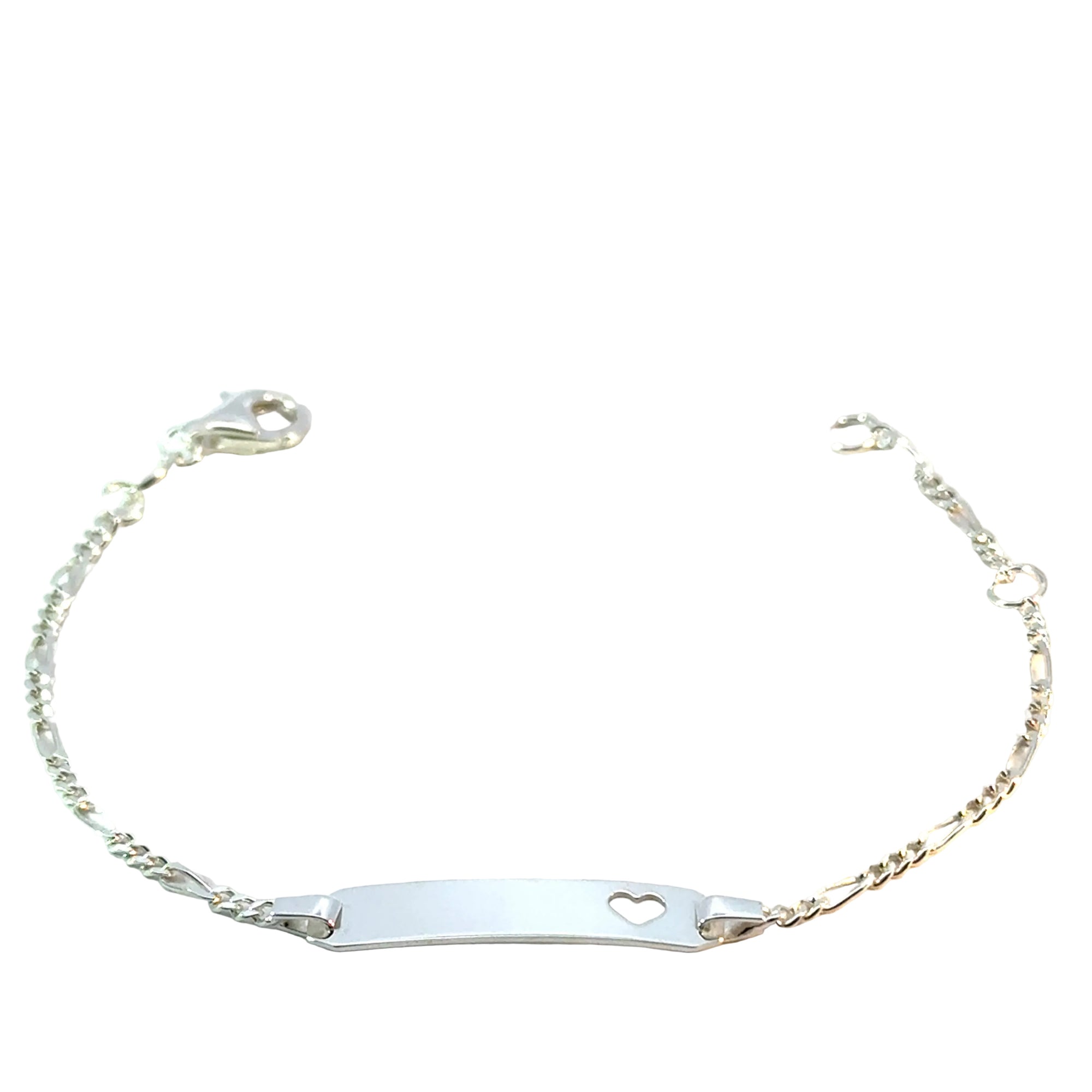 ID Bracelet "Herz" mit Silber