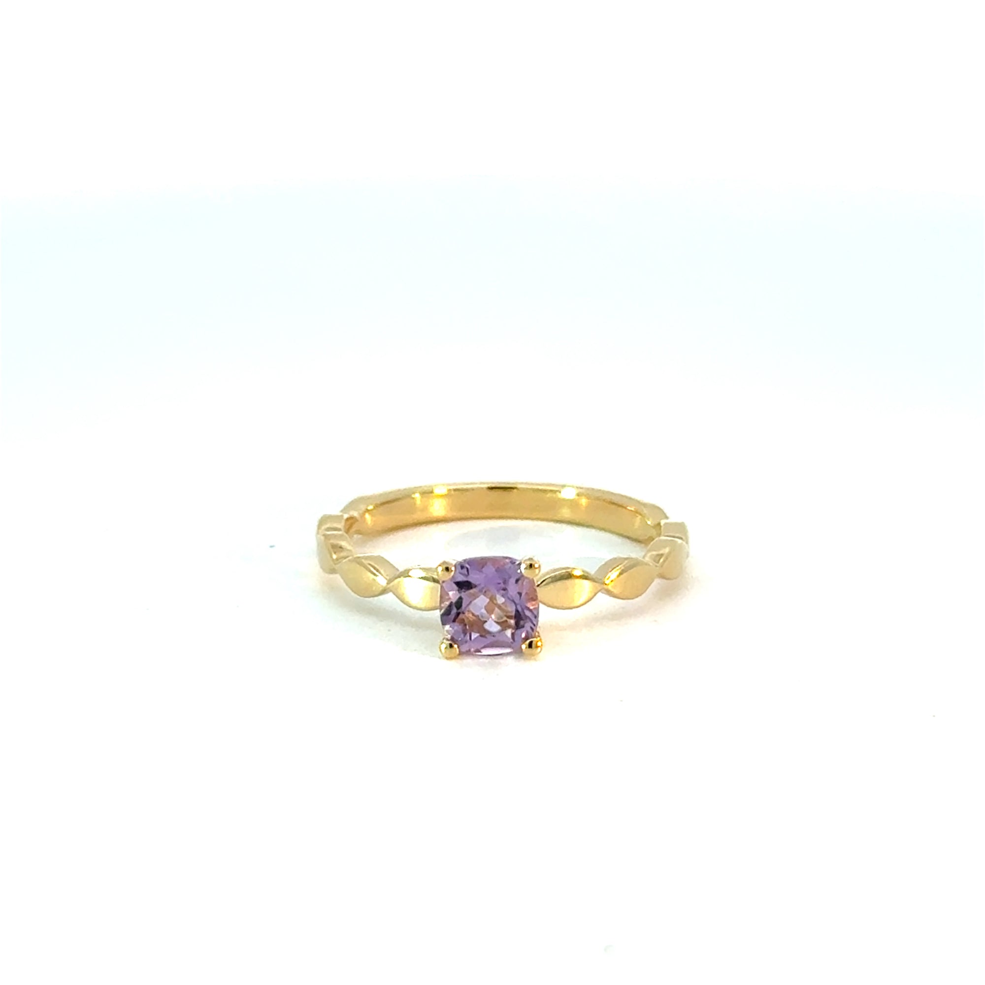 Ring in Gelbgold 18kt mit Amethyst