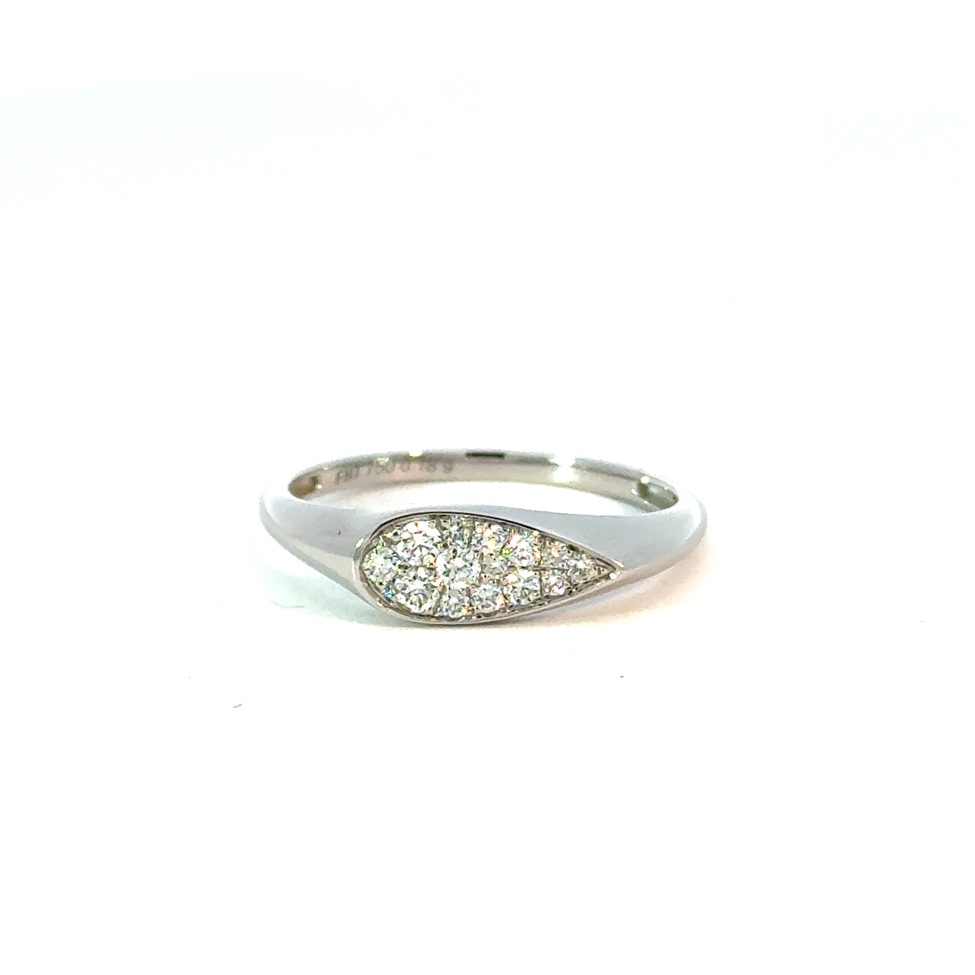 Ring in Weissgold 18kt mit Brillanten