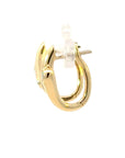 Creolen in Gelbgold 18kt mit Diamanten