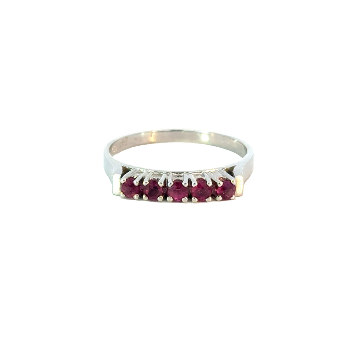 Ring in Weissgold 18kt mit Rubin