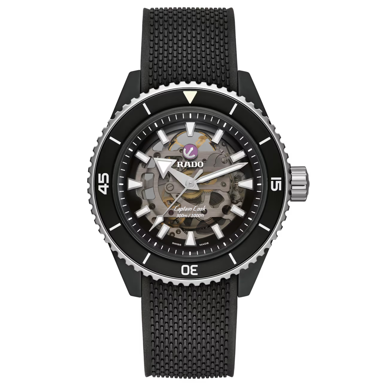 Rado Captain Cook High-Tech Ceramic Skeleton