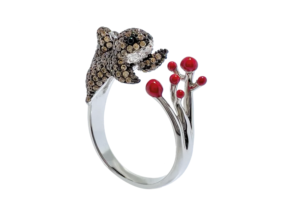 Ring Eichhörnchen Silber