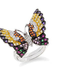 Ring Schmetterling Silber