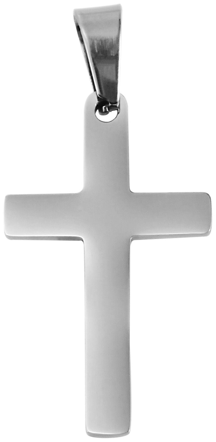 Anhänger Kreuz in Edelstahl