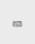 Ring Silber mattiert mit Zirkonia