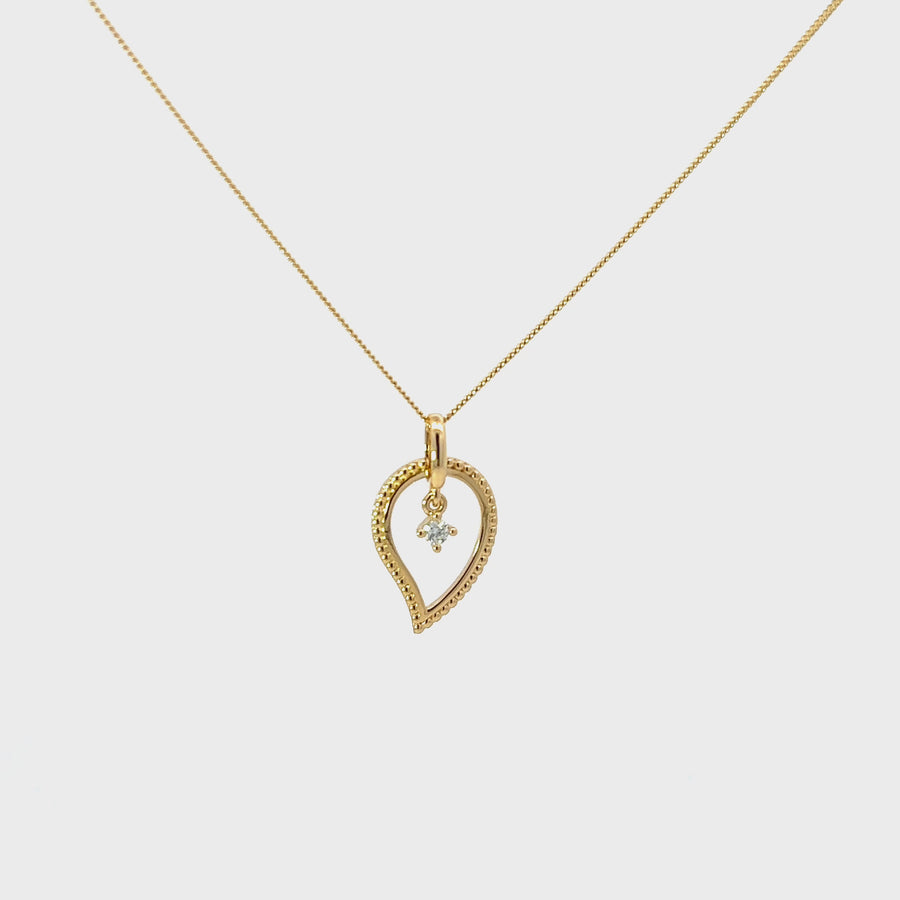 Anhänger Gelbgold mit Brillant