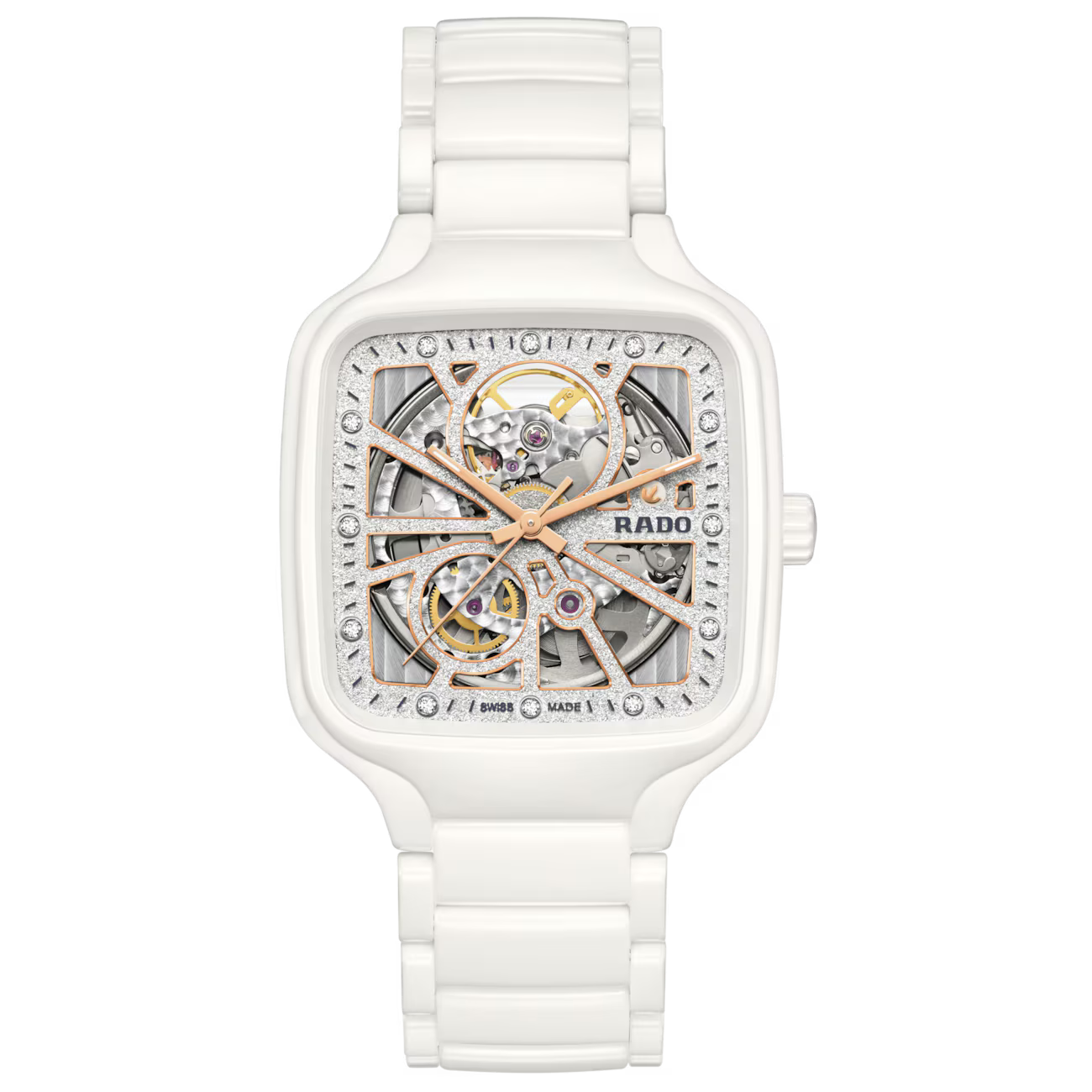 Rado True Square Automatik Open Heart Sparkling