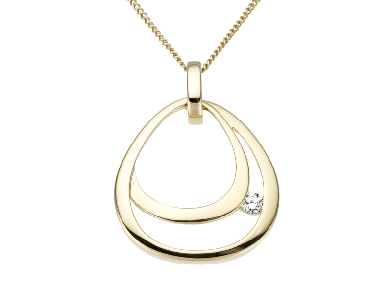 Anhänger Gelbgold mit Brillant
