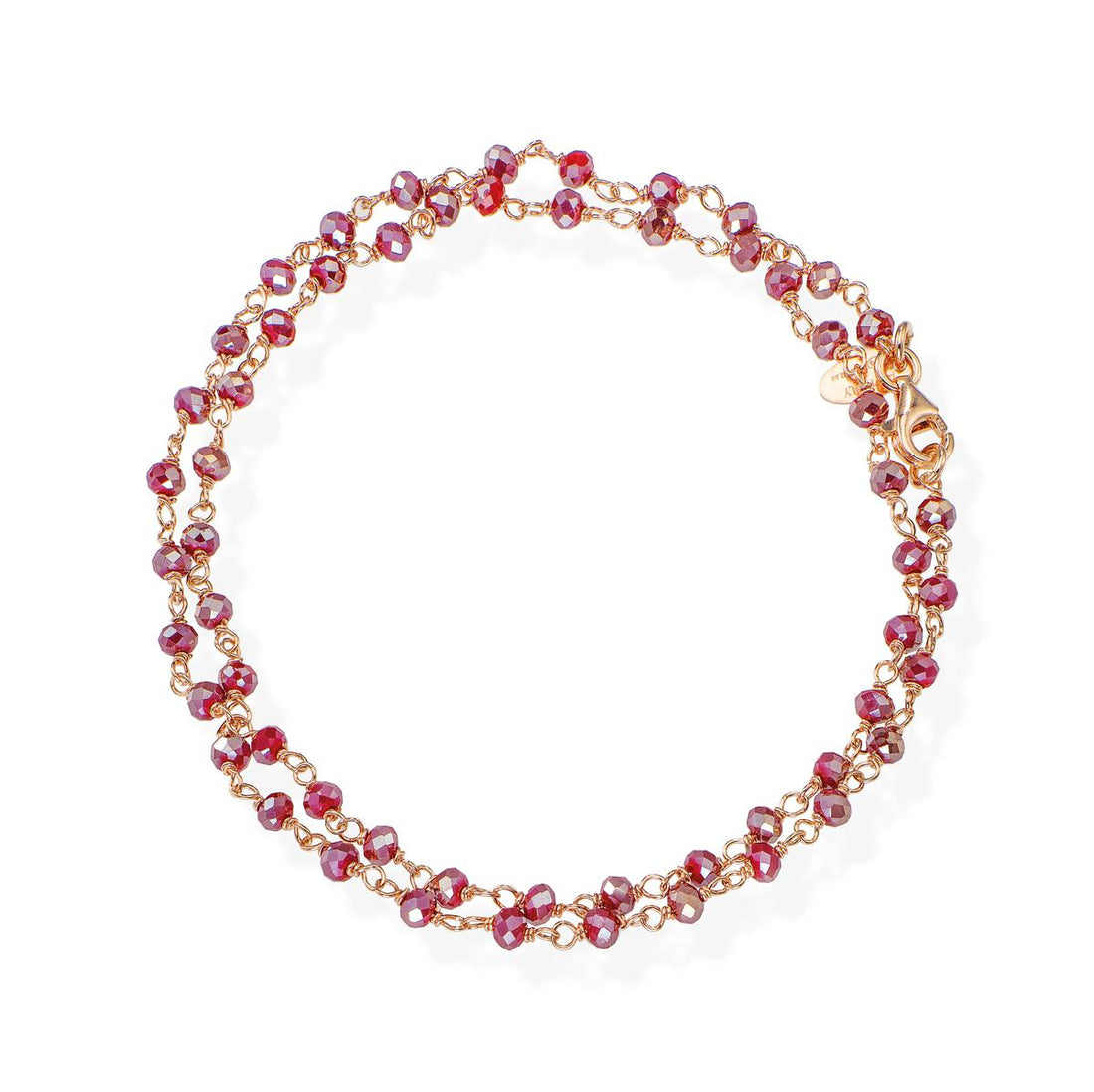 Amen Armbänder Silber 925 Kristall Schwarz