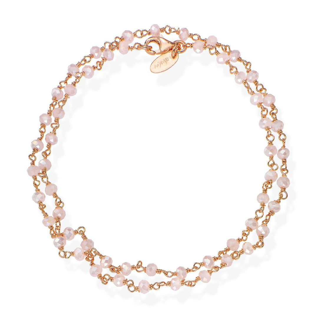Amen Armbänder Silber 925 Kristall Schwarz