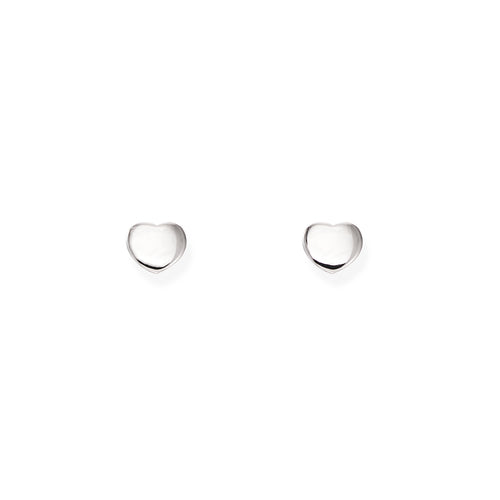 Amen Ohrstecker Herz Silber 925
