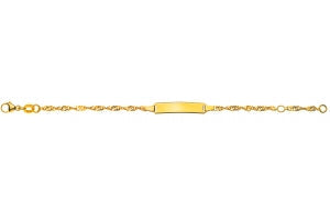 ID Bebebracelet "Singapur" Gelbgold 375