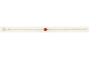Armband "Marienkäfer" Gelbgold 750