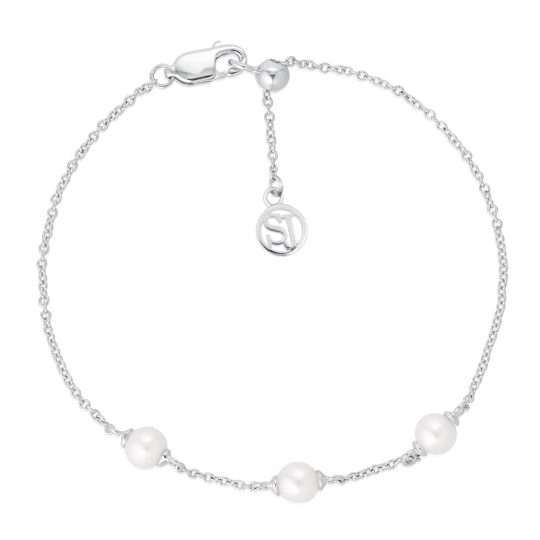 Armband Silber mit Perlen