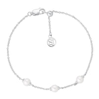 Armband Silber mit Perlen