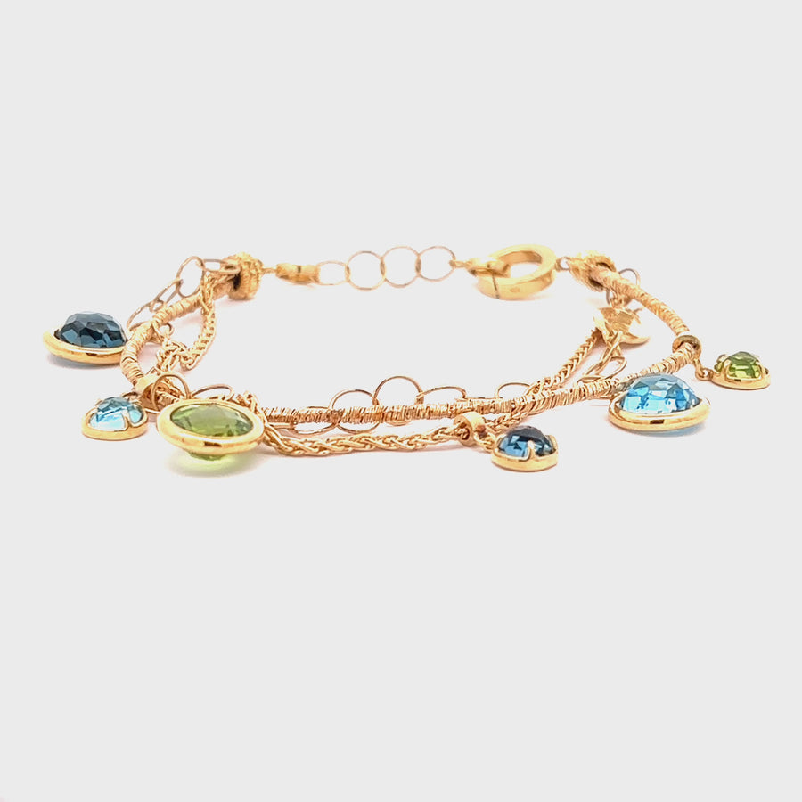 Bracelet Farbsteine