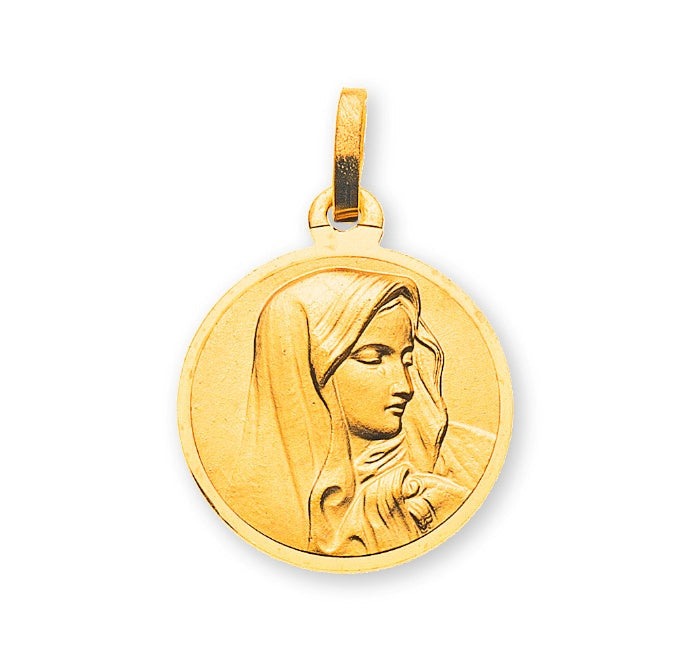 Anhänger Medaille Dolorosa Gelbgold 750/18Kt.